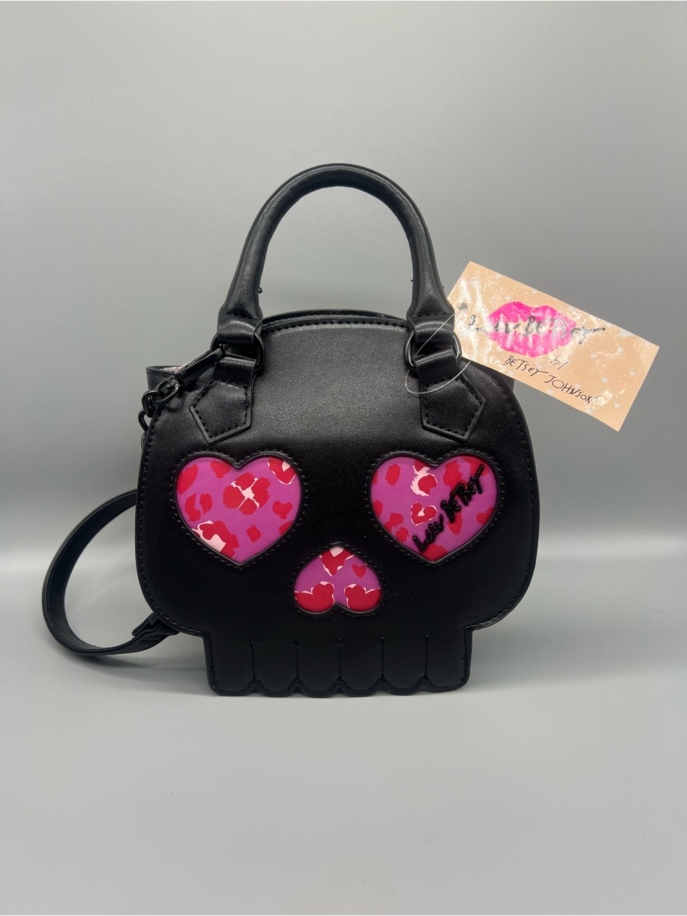 Betsey Johnson LBPOE skull purse